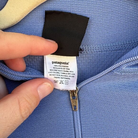 Vintage Patagonia Capilene Baselayer Women's Medium Blue Outdoor Gorpcore USA - Picture 3 of 9